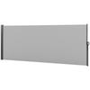 400 x x 160cm Retractable Side Awning - Light Grey