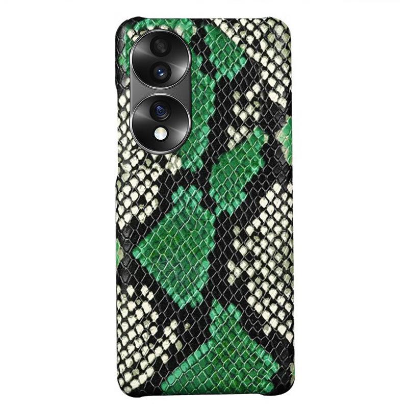 

Роскошный получехол из натуральной кожи для телефона серии Honor 70 Honor 50 Pro зелёный