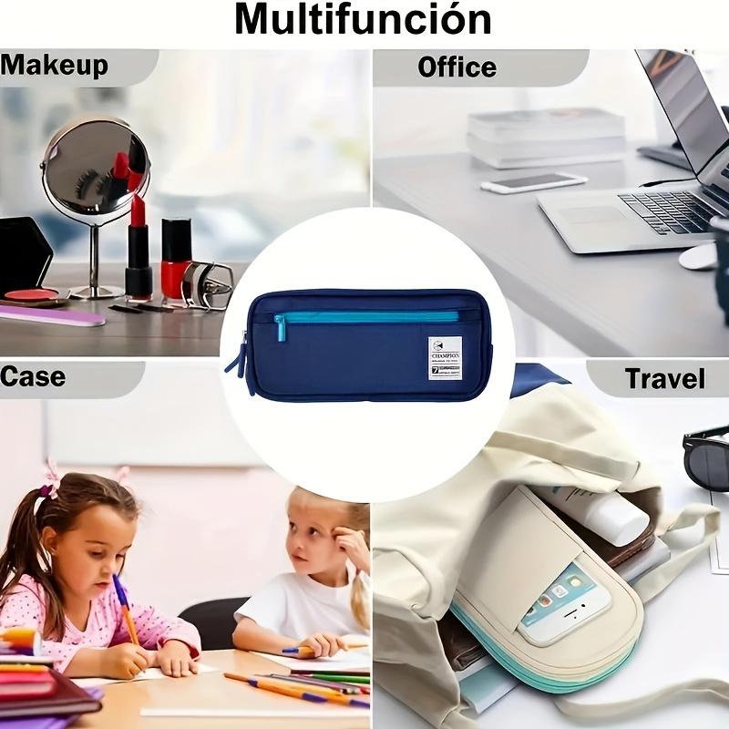 Double Layer Multi-functional Pencil Case Student Stationery Box Large Capacity Storage Bag Stationery School Office Supplies