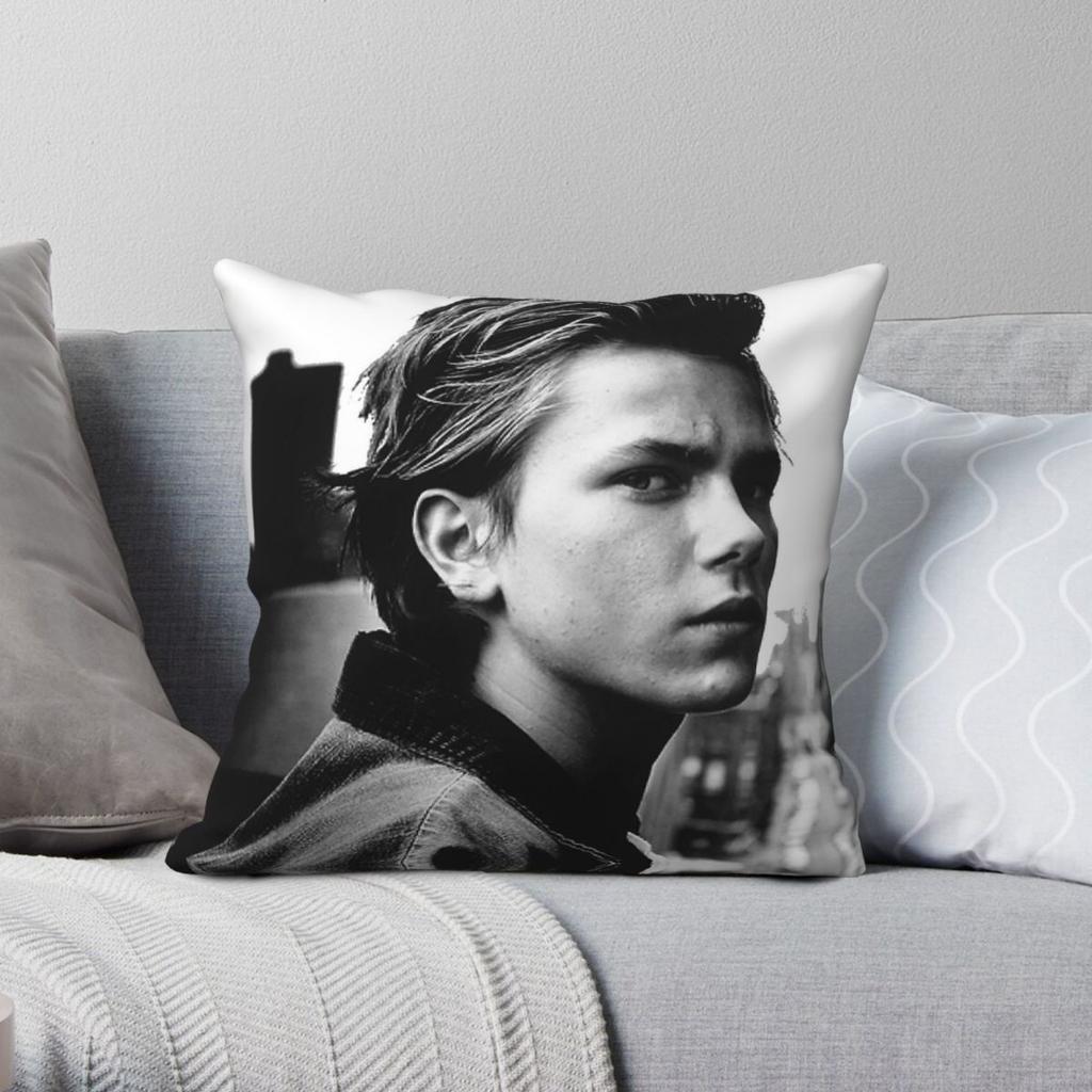 River Phoenix My Own Private Idaho Square Pillowcase Polyester Linen Velvet Pattern Zip Decorative Throw Pillow Case Bed Cover
