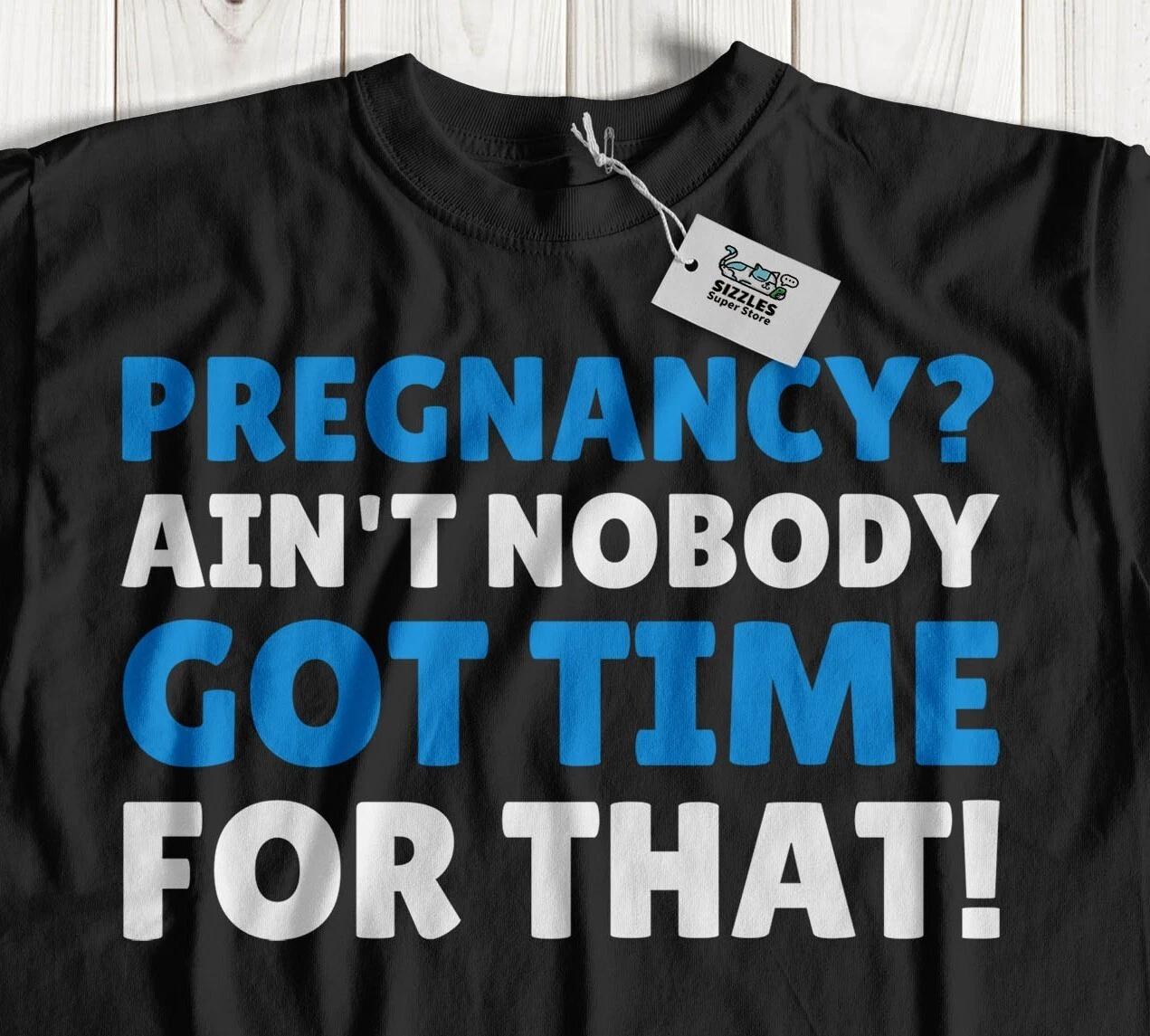 Funny Not Pregnant T-Shirt Pregnancy Scare Gifts M