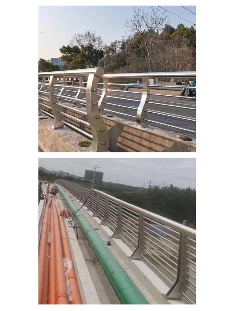 Stainless Steel & Aluminum Glass Baluster Post for Station Guardrails