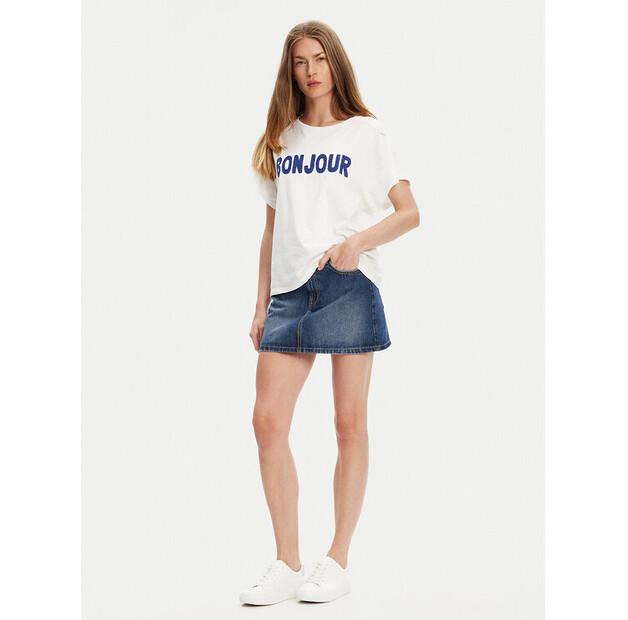 Denim Skirt United Colors Of Benetton 4AW7D004U