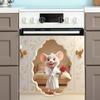 Cute Little Mouse Rose Kitchen Dining Room Home Background Beautification and Decoration Wall Stickers