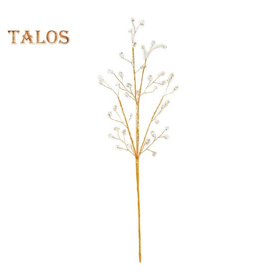 

Рождественские искусственные блестки, искусственные хрустальные ягодные стебли, украшения, блестящие веточки, палочки, веточки для праздничной свадебной вазы, декор B