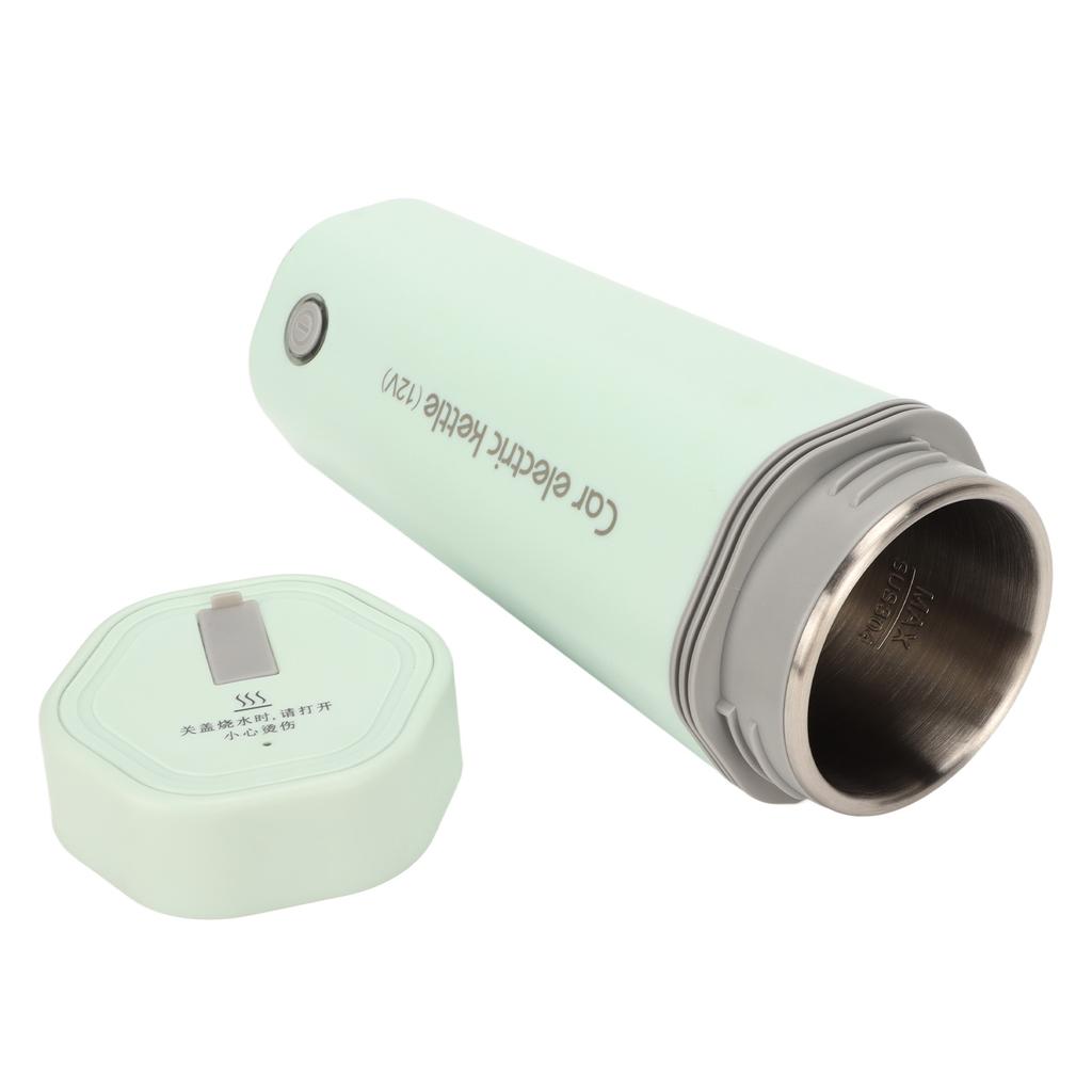 12V Car Electric Kettle Men Women Fashionable Travel Portable Auto Shut Off Water Boiler for Tea