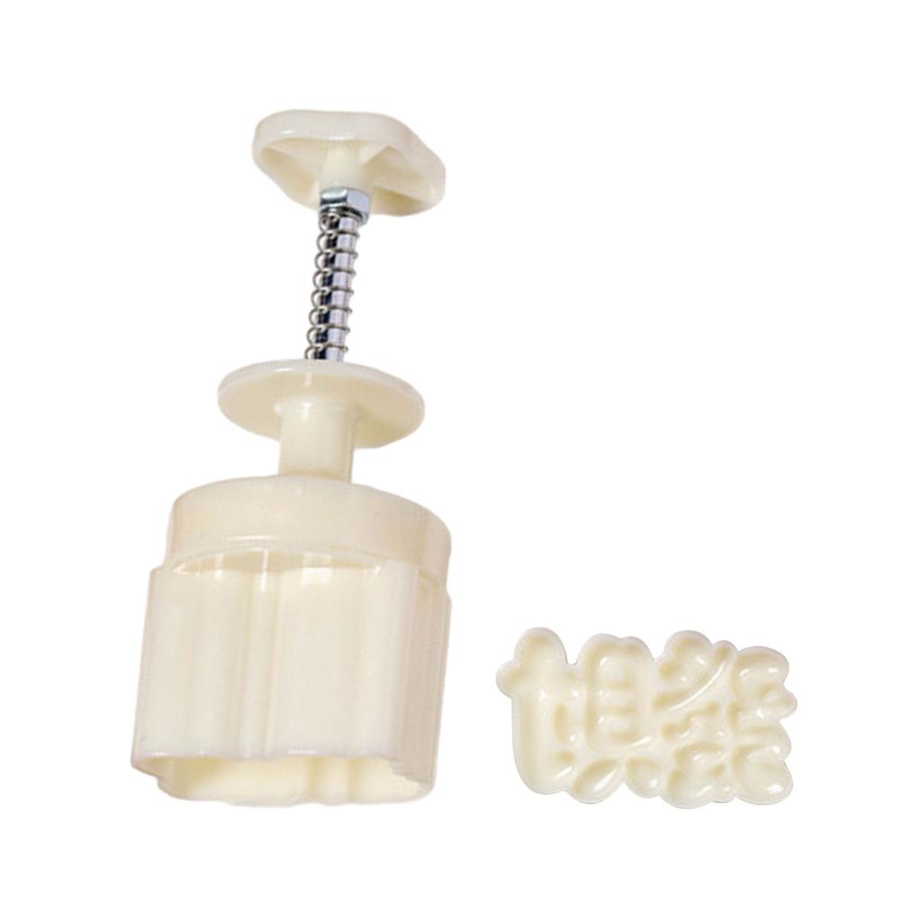 Convenient Mooncake Mold Mooncake Baking Tools ABS Material Mooncake Press Mooncake Stamps for Traditional Celebrations