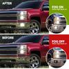 All Lights Mod 6 High Mod for 2015-2023 Chevy Tahoe Silverado 1500 Equinox Suburban, GMC Yukon Sierra 2500HD Terrain Buick Envision Fog Low Beams on