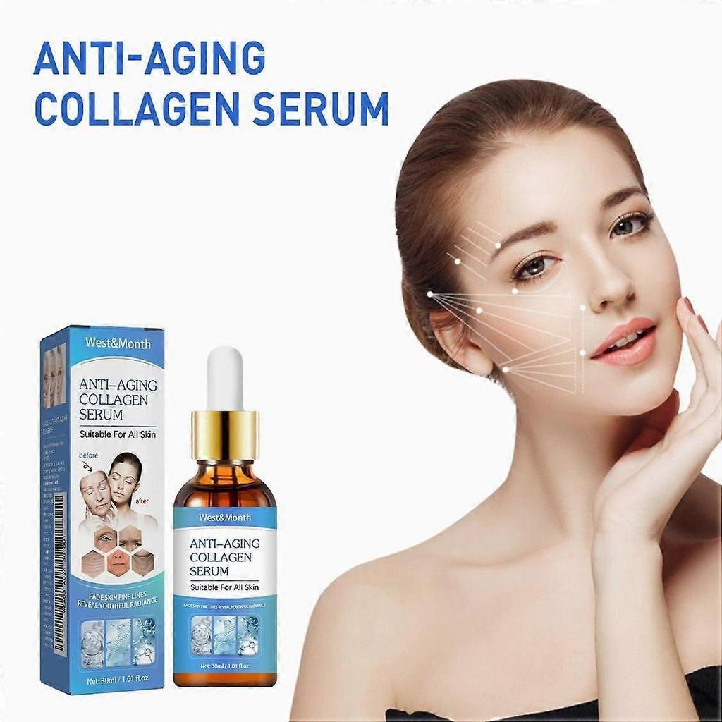 Limited time!!West Month Collagen Facial Essence Is A Moisturizing And Nourishing Essence For The Face, Eyes And Skin