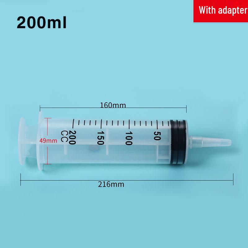 Large Capacity Disposable Syringe for Liquid and Food Feeding, Medical Enema, and Nasal Flushing