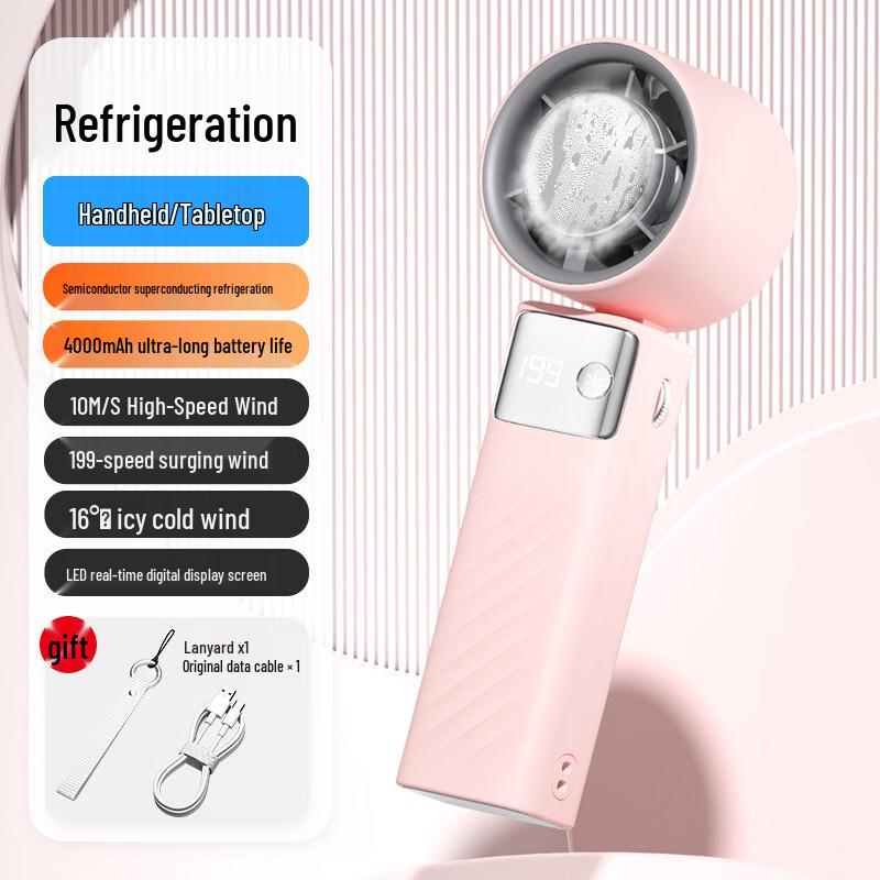 Jingzhou Bladeless Portable Digital Neck Fan