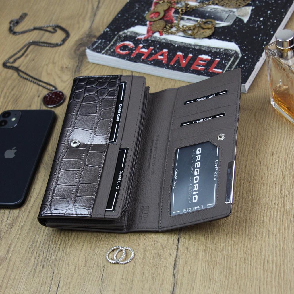 Leder Damen Geldbörse Gregorio BC-106