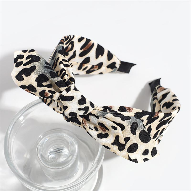 Pretty Floral Print Satin Cloth Knotted Headbands for Women Girls Daily Shopping Party Holiday Head Hoop Accessories