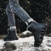 FashionMen Outdoor Boots Winter Ankle Boots Warm Popular Footwear Male Casual Snow Shoes Leather Walking Shoes Hunting Boots Men