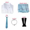 Anime My Dress Up Darling Kitagawa Marin Costume Cosplay Kitagawa Marin Vestiti Cosplay Uniforme Scolastica Parrucca Completo Ragazze Donne