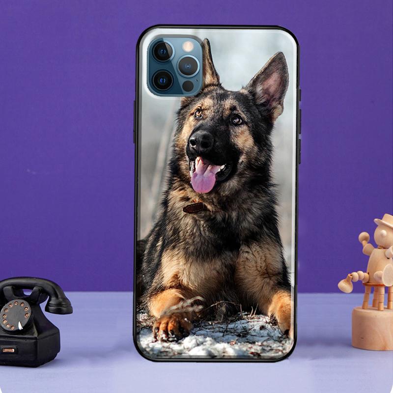 Husă pentru câine ciobănesc german pentru iPhone XR X XS Max SE 2020 7 8 Plus Husă pentru telefon pentru iPhone 11 14 12 13 Pro Max Mini