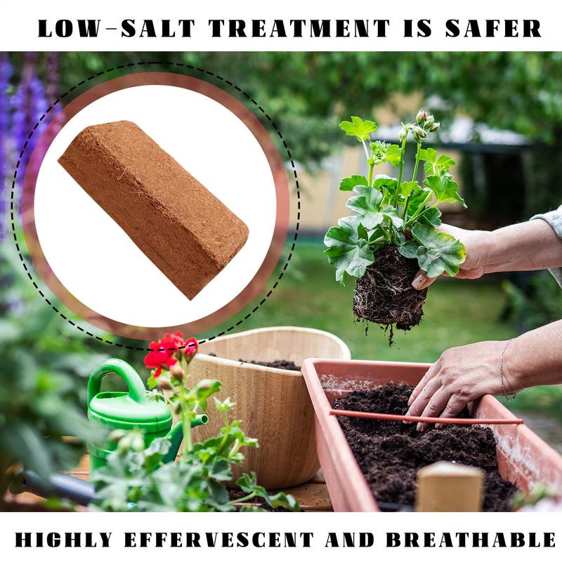 Coco Peat For Plants Coco Soil Coir Brick Compressed Soil Coco Fiber Husk Potting Mix Substrate Potting Soil For Indoor Plants &