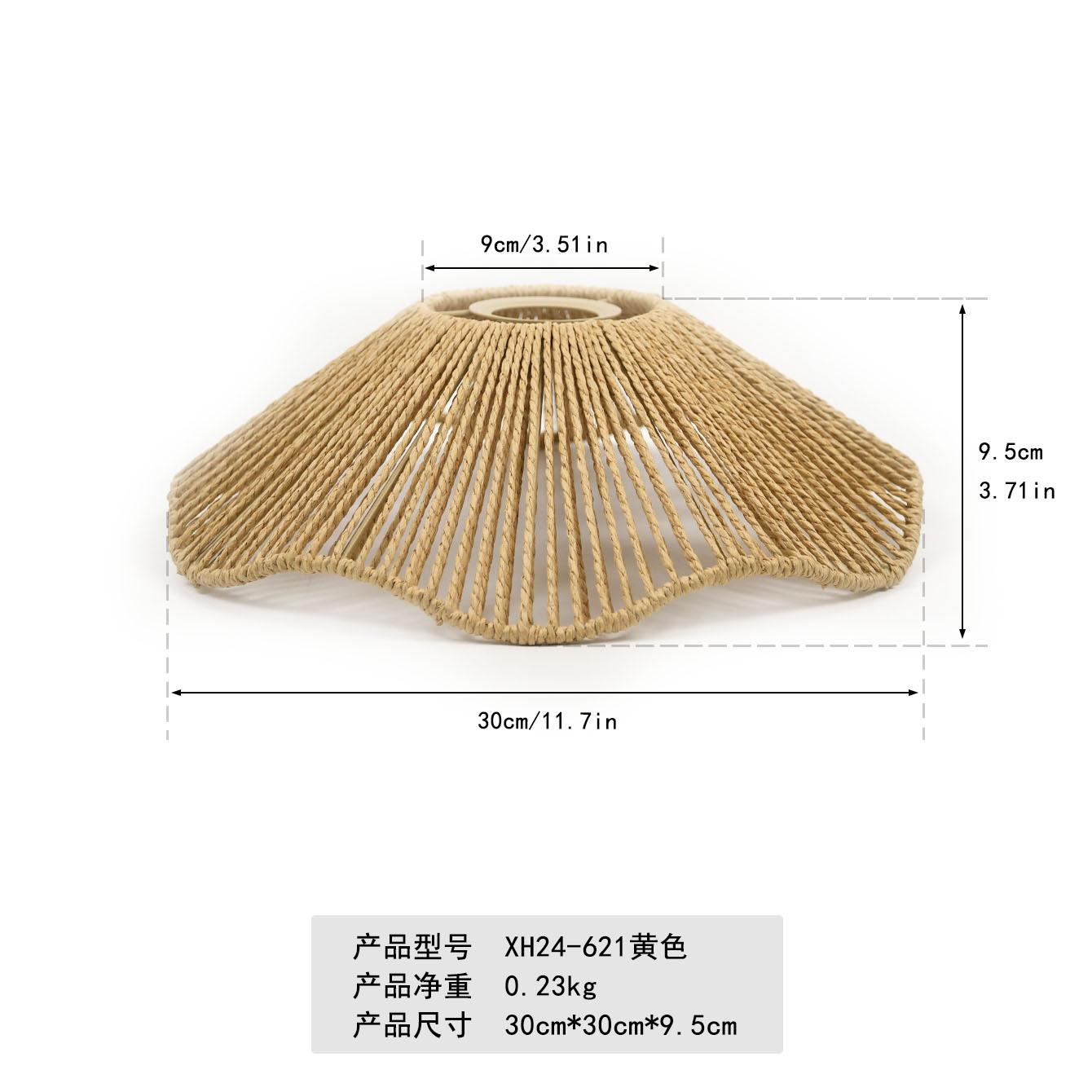 

Vintage Hat Pendant Lamp Shade for Indoor Cafe Tea Room Wabi Sabi Style Lighting Decor