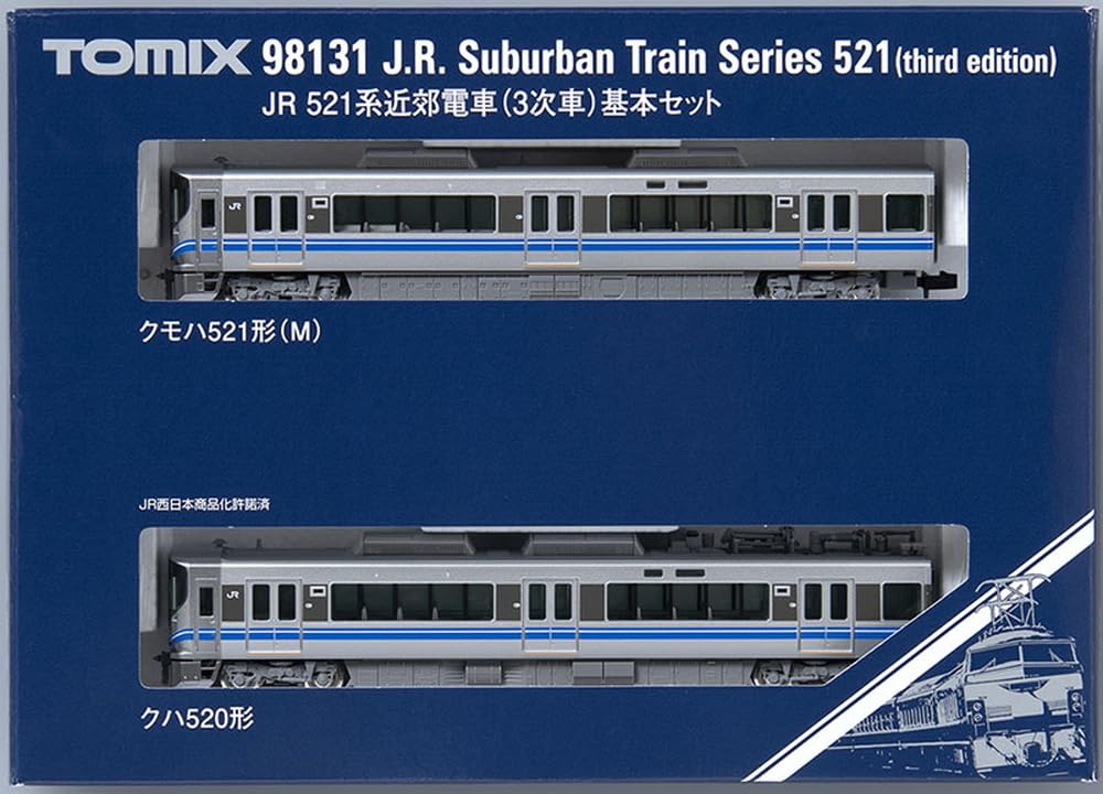 TOMIX N Gauge JR 521 Series 3rd Edition Basic Set 98131 Railway Model Train