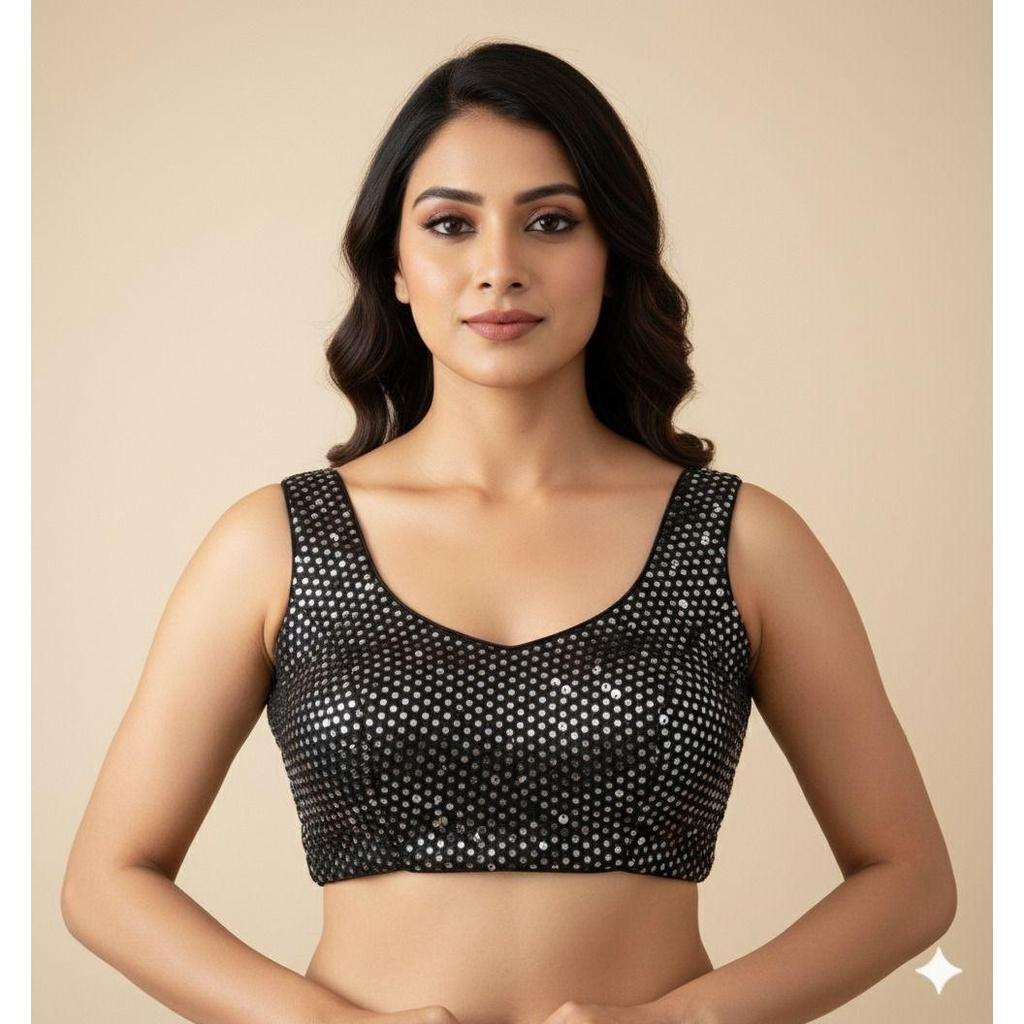 Saree Blouse Sequin Work Blouse