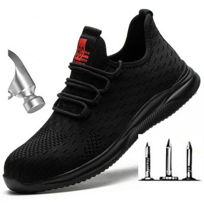 Scarpe da lavoro in rete con puntale in acciaio Traspiranti Scarpe da lavoro Uomo Sicurezza Antiperforazione Stivali di sicurezza Dropshipping H592