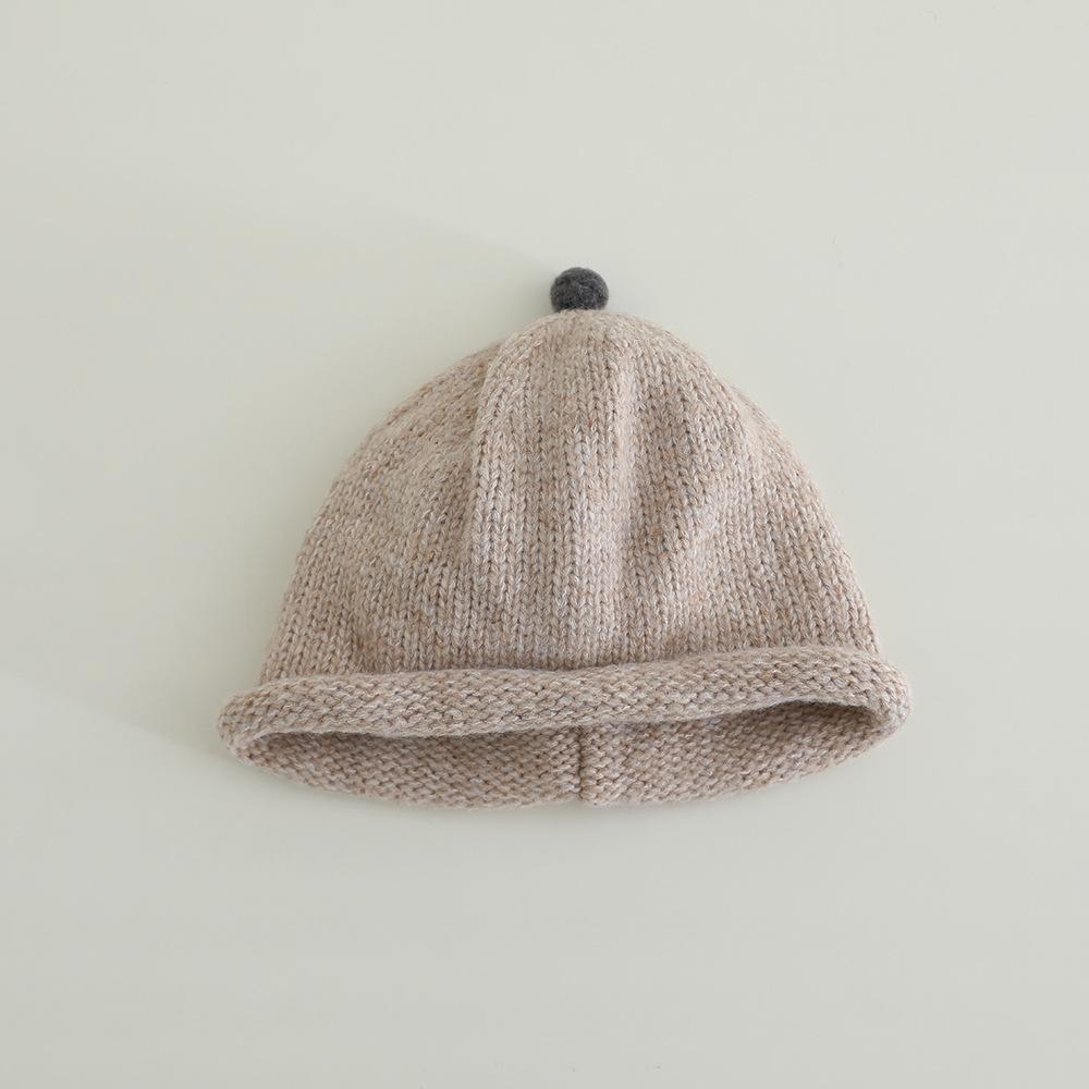 Baby Knitted Warm Hat Autumn Winter Newborn Windproof Infant Cap Girl Boy Soft Yarn Ear Flap Cold Proof Hats Pacifier Hood Caps