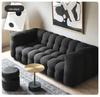 Light French Lambswool Marshmallow Sofa - Small Apartment Three-Seater, Customizable Luxury Living Room Furniture