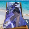 Game Genshin Impact Clorinde Towel Sports Quick Dry Travel Camping Gear Sandproof Soft Light Large Beach Towel
