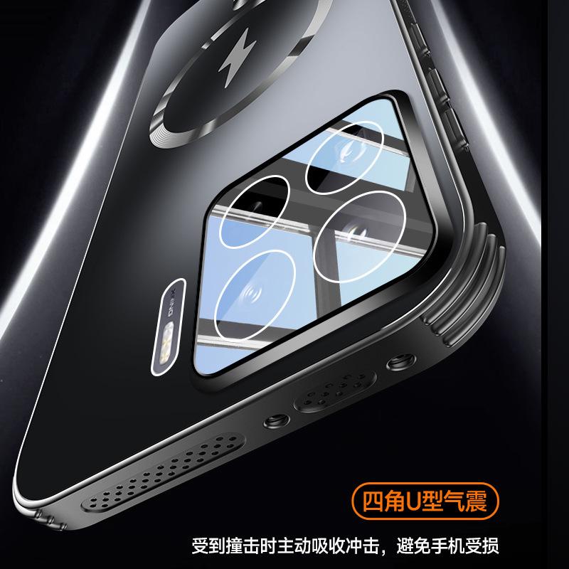 Applicable To Xiaomi 11SPro Mobile Phone Case, New Pro Matte Lens, All-inclusive Magnetic Suction Airbag, Anti-drop Cover, Male