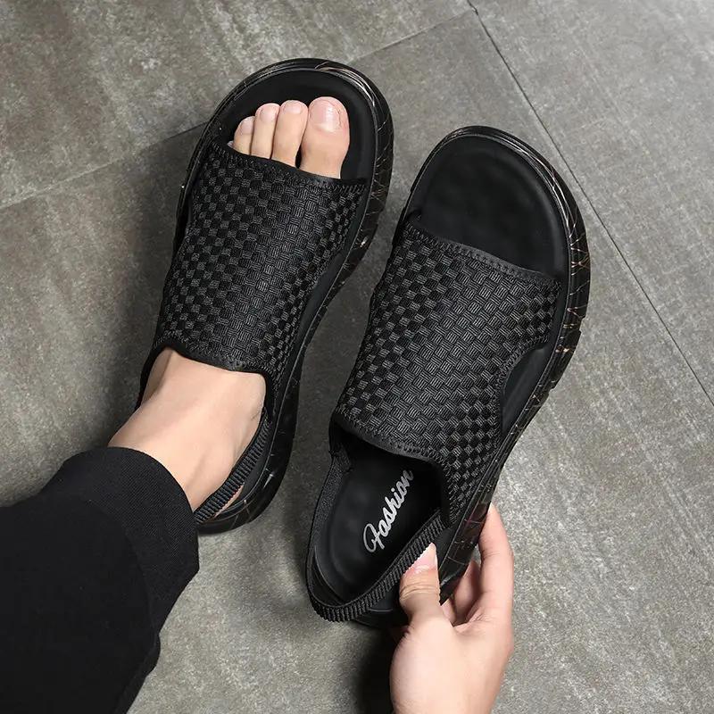 Fashion Ultralight Men's Sandal Beach Outdoor Buy Japanese High Quality Descount Wholesale Daily Use Summer 2025 Big Size Pvc Male Shoe