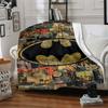 1pc Batman Flannel Throw Blanket - HD Printed Lightweight Soft Warm All-Season Blanket for Sofa, Bed, Travel, Camping186