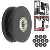 10pcs 50mm Nylon Fitness Bearing Pulley Home Gym Attachments Exercise Strength Training Accessory