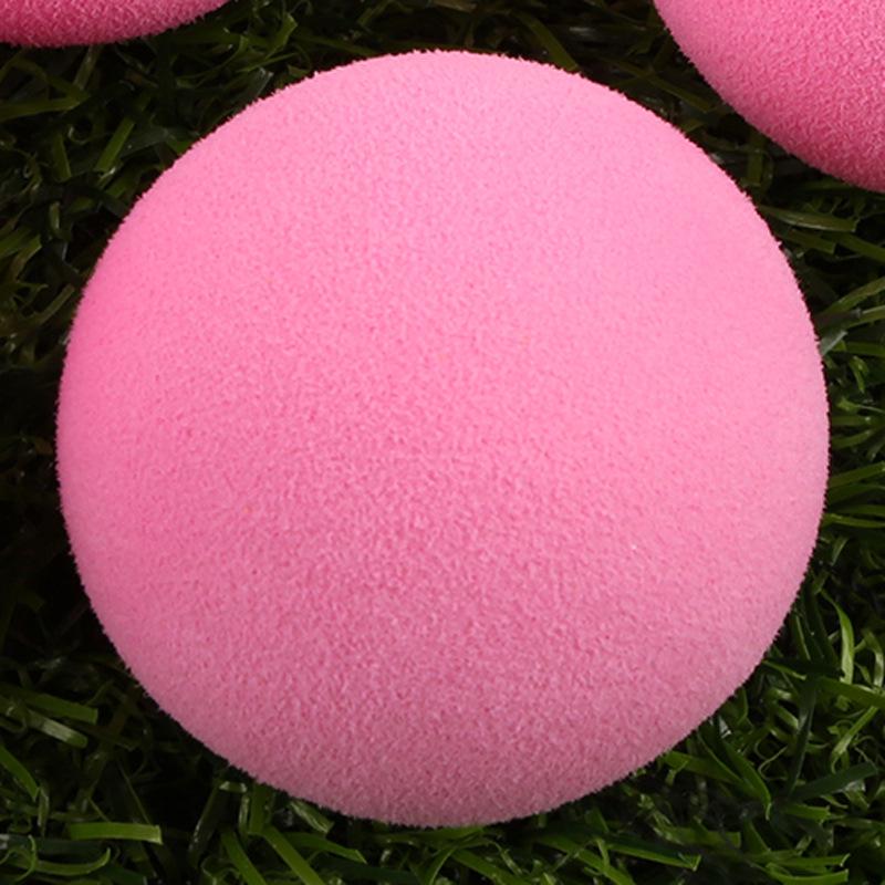 Colored EVA Foam Golf Practice Ball - Soft Indoor Putting & Pet Toy