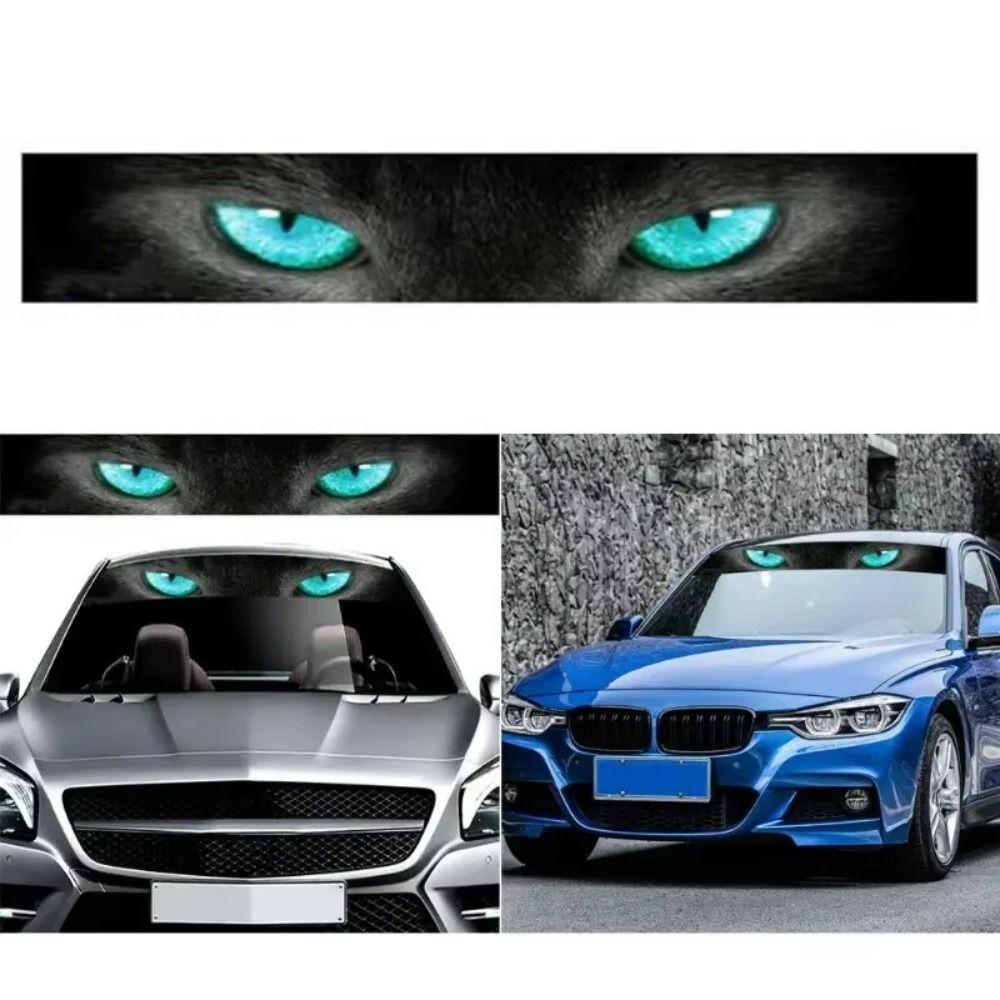 3D Stereo 3D Effect Stickers Wolf Eyes Pattern Vinyl Decals Auto Decorative Stickers Auto Banner
