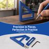 Aluminum Alloy Angle Gauge Tool Multi Angle Woodworking Square Protractor  For Woodworking