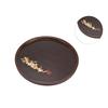 Smooth  Surface Tea Coaster Tray Bamboos Serving Plate Safe Touch Food Platter  Snack Storage