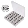 25PCS Universal Fit Sewing Machine Bobbins with Storage Holder Box for Home Handheld Machines Suitable for Beginners and Tailors