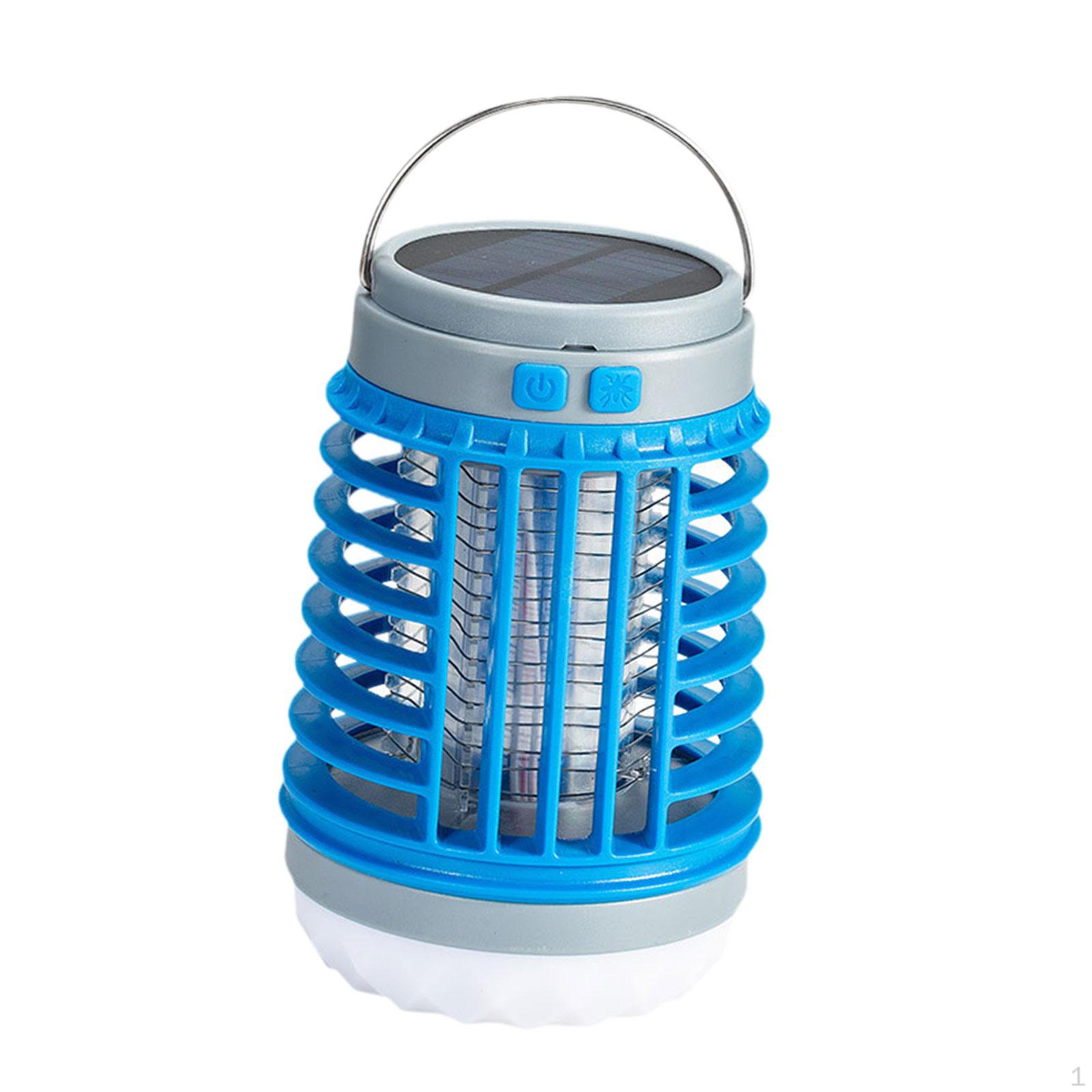 

LED Camping Lantern 5 Modes Mosquitoes Killer for Hiking Backpacking Tent синий