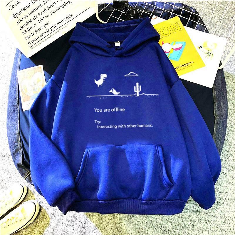 Womens Oversized Hooded Sweatshirt Long Sleeve Casual Pullover With Print Pocket Drawstring Cap