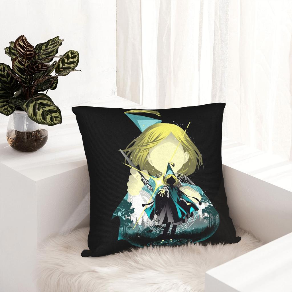 Coco Witch Hat Atelier Anime Pillowcase Soft Cushion Cover Gift Pillow Case Cover Home Zippered