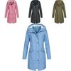 Stylish Women's Hooded Windbreaker Jacket For Outdoor Mountaineering And Casual Wear