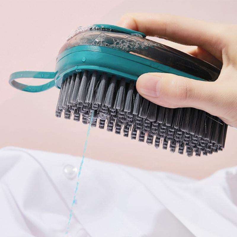 Automatic Liquid-filled Washing Brush Clothes & Hats Cleaning Brush Multi-functional Household Washing Brush Supplies