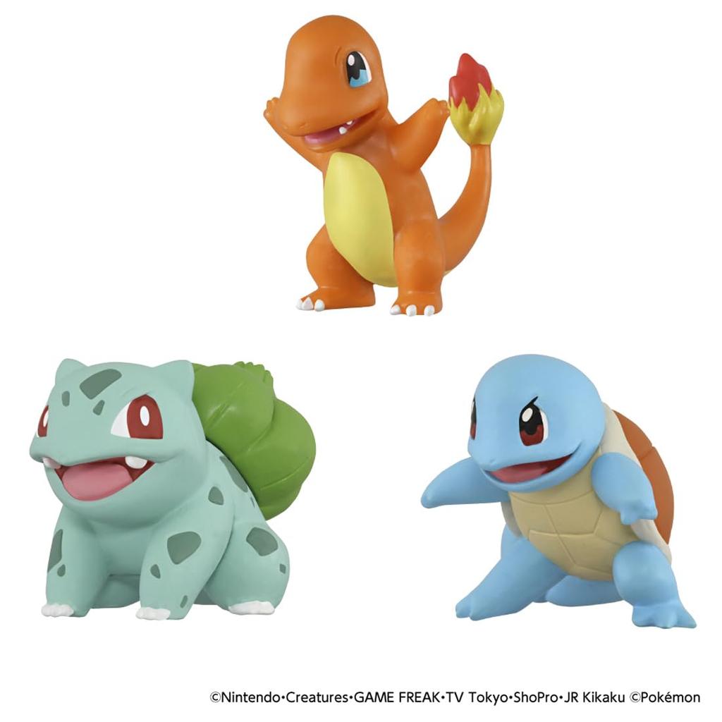 Takara Tomy 30th Anniversary MonColle Journey Set Kanto Region Pokémon 3-Pokémon