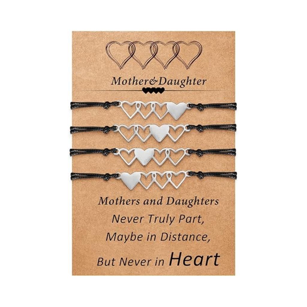 JYL TS Bracelet  Couple Heart Wax Cord Weave Strengthens Intimacy & Bond