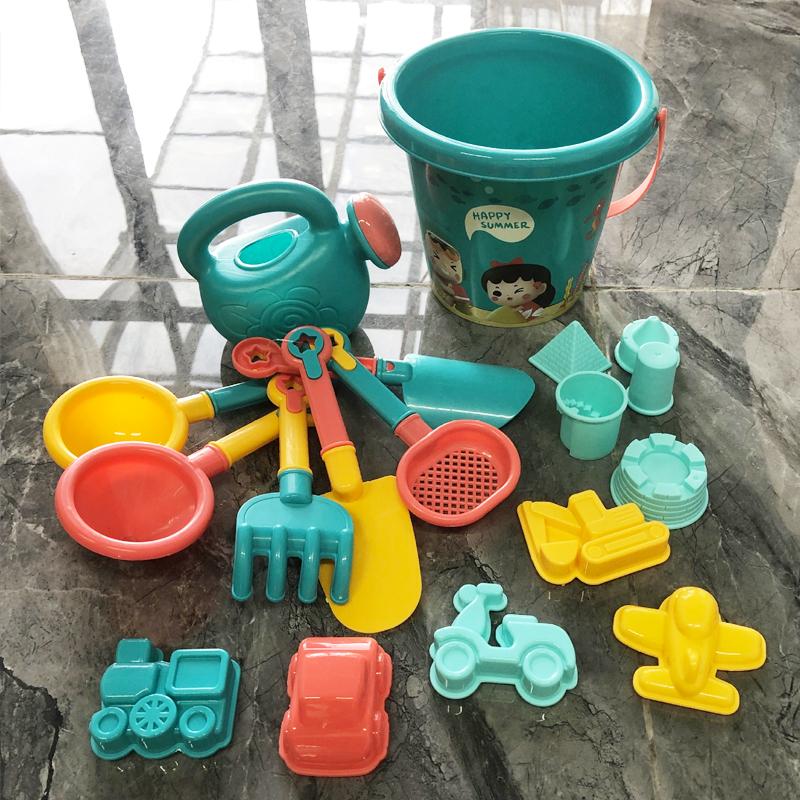 Children Sand Toys Kids Play Water Toys Beach Box Set Kit Sand Bucket Summer Water Fun Beach Bucket Hobbies Gifrs for Kids