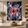 Arazzo Decorativo, Arte da Parete Stampato AC Milan, Appeso a Parete Leggero per Sfondo Camera da Letto