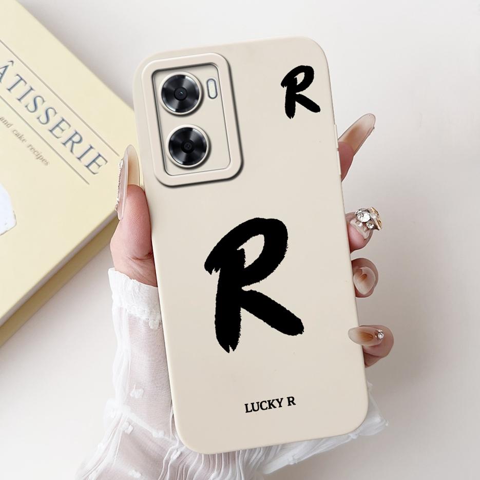 For Oppo A57 4G Case Oppo A57s CPH2385 Cute Lucky Letters Cover Soft Silicone Phone Case For Oppo A77s OppoA77 4G OppoA57 S Bags