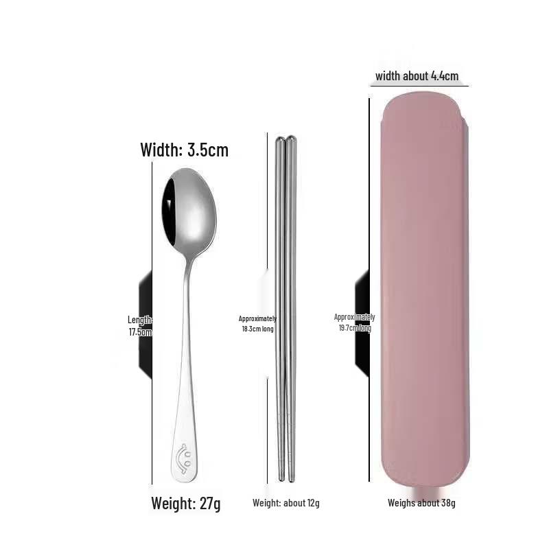 ZISIZ 304 Stainless Steel Portable Cutlery Set