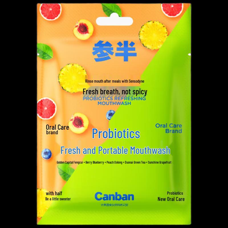 Cenban Probiotic Portable Mouthwash 5-Flavor Mixed Pack