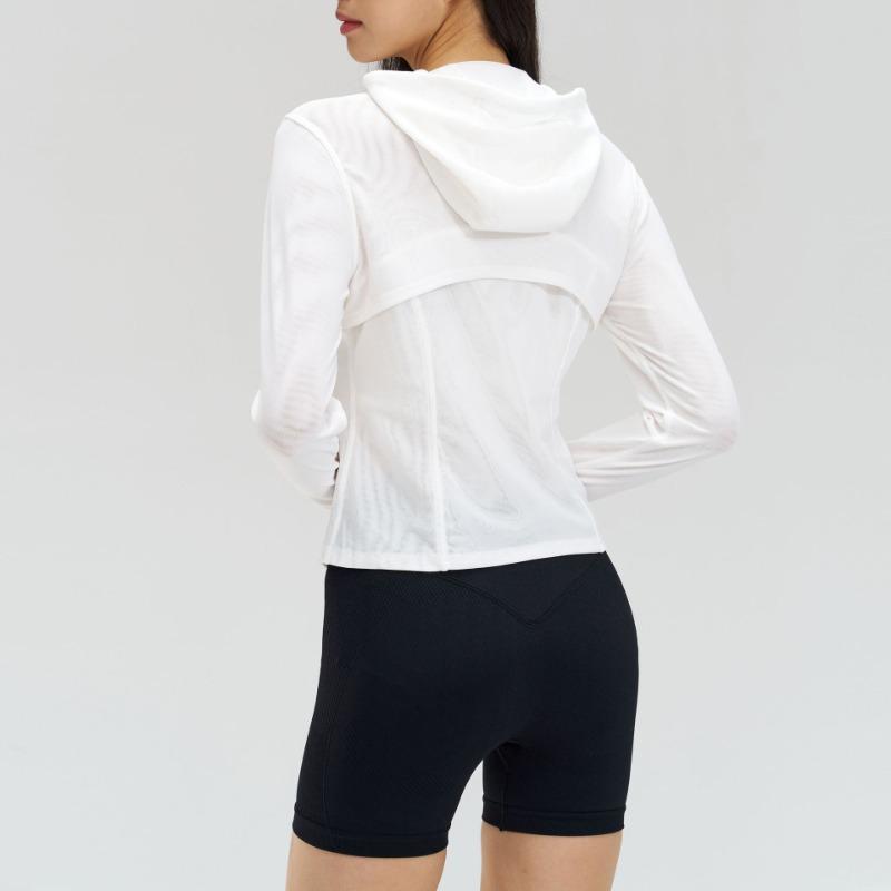 Yoga clothes, yoga tops, sports outdoor long sleeves, moisture wicking, fitness, body tight and breathable fitness clothes, women